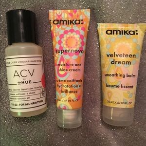 Amika & ACV hair product sampler